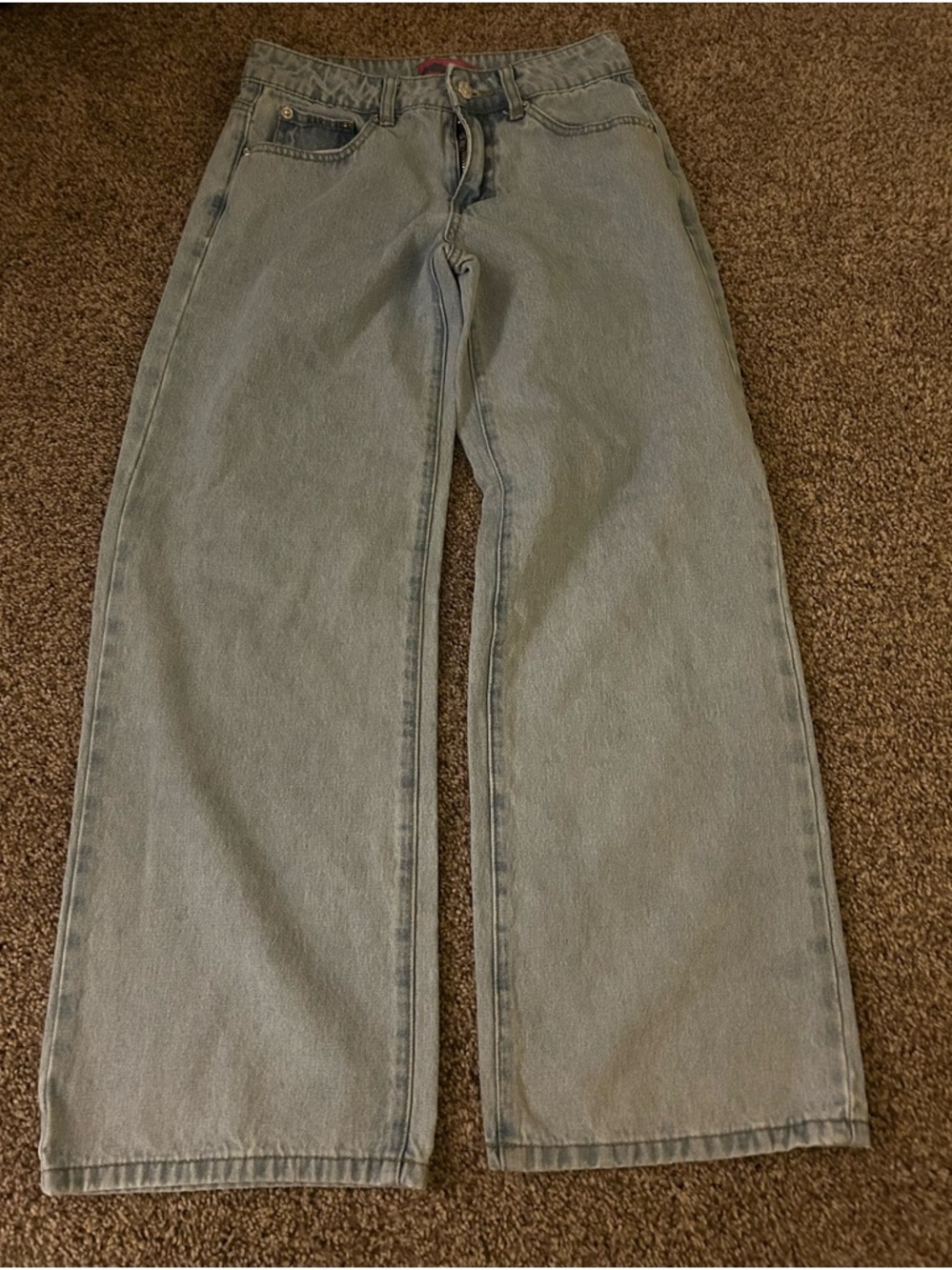 Edikted Women’s Petite Wide Leg Jeans